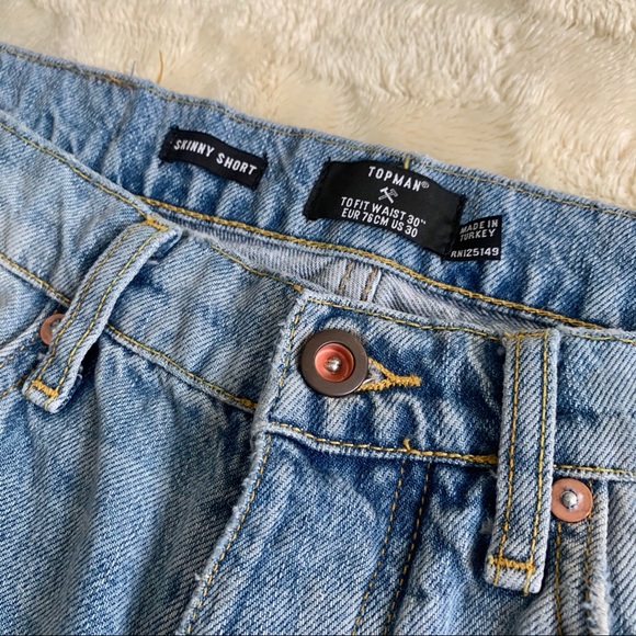 Topman Men's Skinny Shorts - Picture 2 of 7